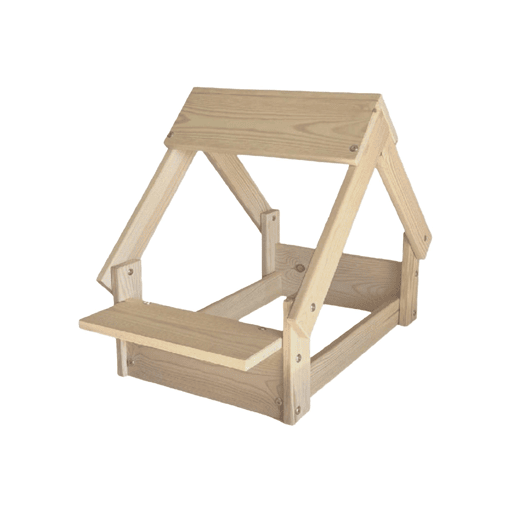Well Home Indoor Dog House estrutura de madeira natural