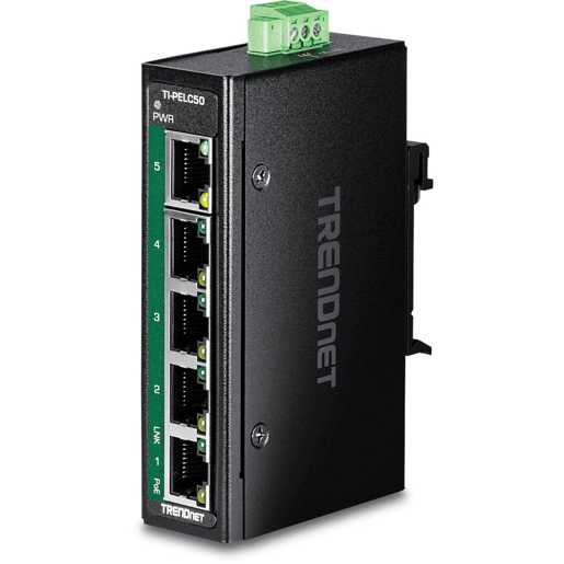 Switch Trendnet TI-PELC50 Preto Switch Trendnet TI-PELC50 Preto