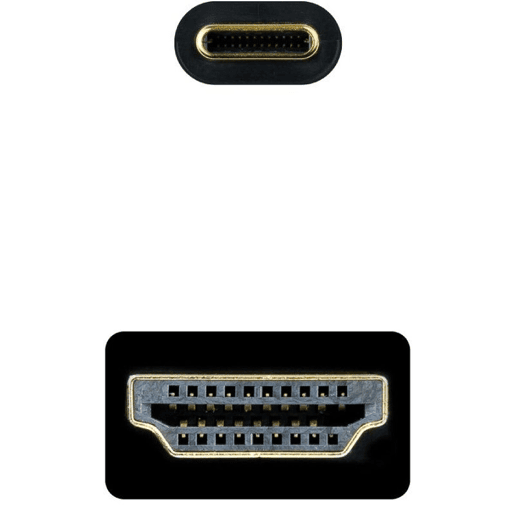 Cabo USB-C para HDMI NANOCABLE 10.15.5105 5 m Preto Cabo USB-C para HDMI NANOCABLE 10.15.5105 5 m Preto