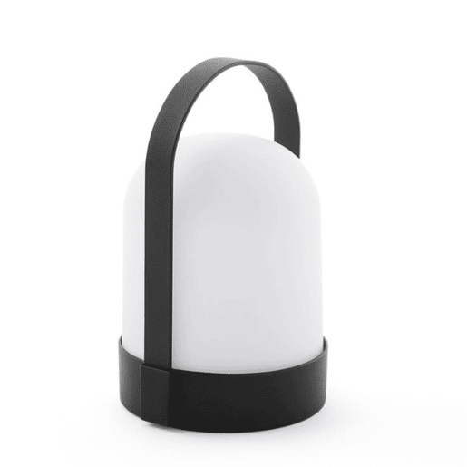 Well Home Candeeiro de mesa em polipropilenoAlt.21cm preto