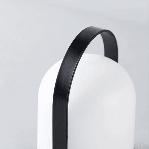 Well Home Candeeiro de mesa em polipropilenoAlt.21cm preto