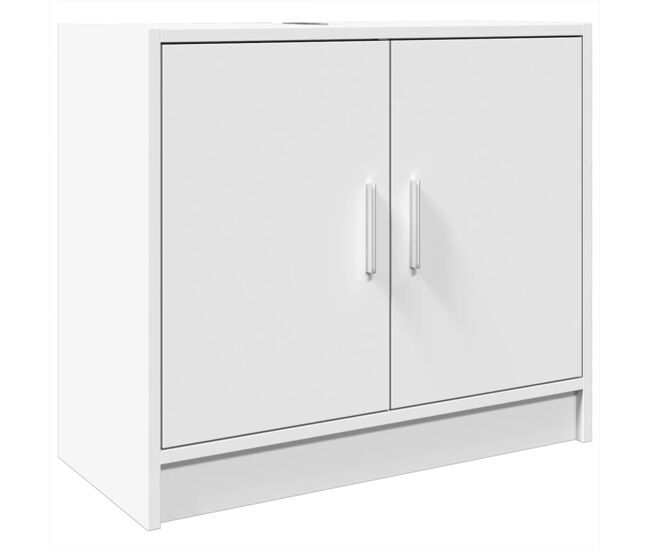 Vidaxl armario para lavabo madera de ingeniería blanco 63x29x55 cm