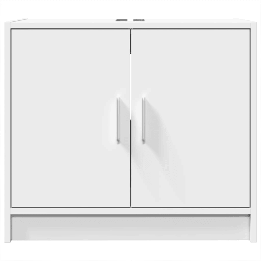 vidaXL Armário de lavatório 63x29x55 cm derivados de madeira branco