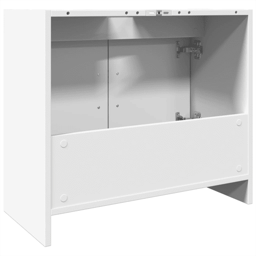 vidaXL Armário de lavatório 63x29x55 cm derivados de madeira branco