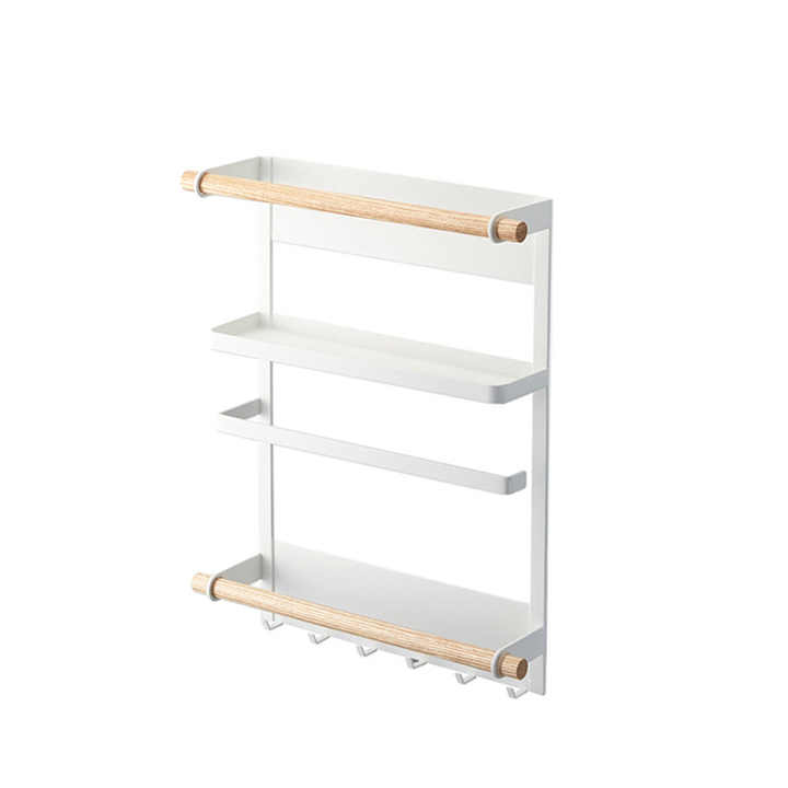 Well home rack de fijación magnética en acero pintado color negro