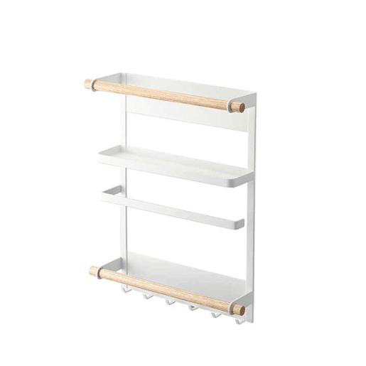 Rack de fixação magnética Well Home em aço pintado de preto