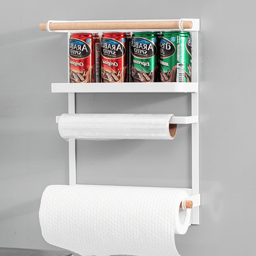 Rack de fixação magnética Well Home em aço pintado de preto