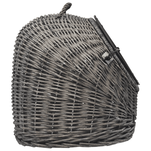 vidaXL Transportadora p gatos 60x45x45 cm salgueiro natural cinzento vidaXL Transportadora p gatos 60x45x45 cm salgueiro natural cinzento