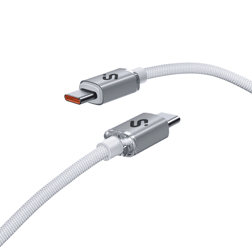 Cabo USB-C para USB-C Subblim OPTIMUS Branco 2 m Cabo USB-C para USB-C Subblim OPTIMUS Branco 2 m