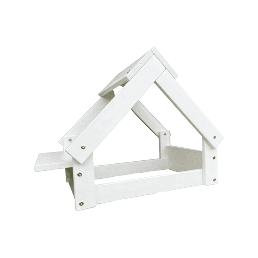 Well Home Indoor Dog House com estrutura de madeira em branco