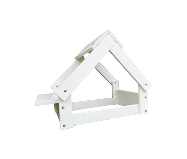 Well home caseta para perros de interior estructura de madera en blanco