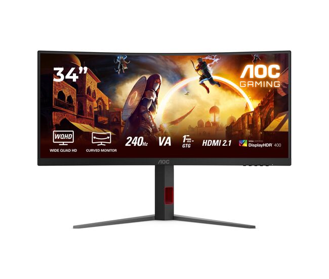 Monitor aoc cu34g4z 34" wide quad hd