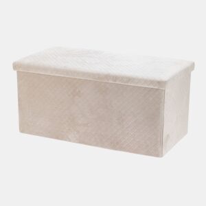 Banco de armazenamento em MDF Well Home 76x38x38cm
