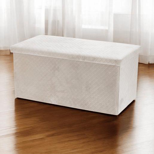 Banco de armazenamento em MDF Well Home 76x38x38cm