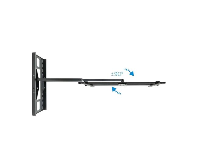 Soporte de tv tooq lp4380xl-b 43-80'' inclinable + giratorio + nivelable negro