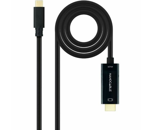 Cable usb-c a hdmi nanocable 10.15.5135 5 m negro