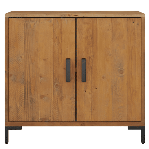 vidaXL Aparador 75x35x70 cm pinho maciço castanho vidaXL Aparador 75x35x70 cm pinho maciço castanho
