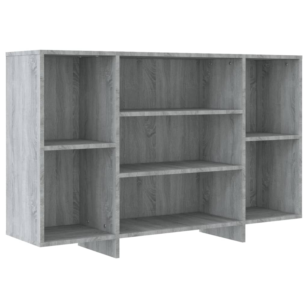 Vidaxl aparador de madera de ingeniería gris sonoma 120x30x75 cm