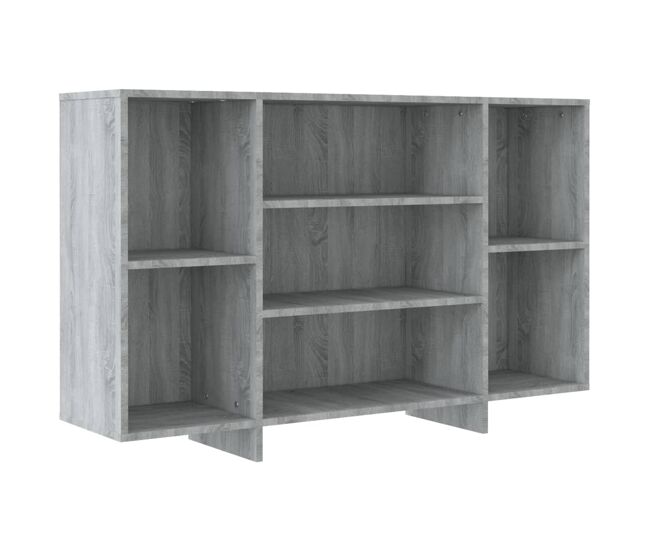 Vidaxl aparador de madera de ingeniería gris sonoma 120x30x75 cm