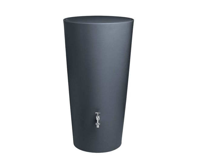 Bidón para agua de lluvia rainbowl de 210l color antracita