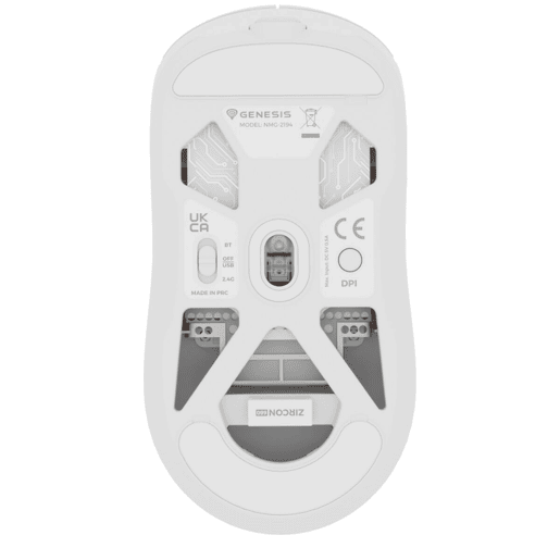 Rato Bluetooth sem Fios Genesis NMG-2194 Branco
