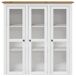 Armario Con Puertas De Vidrio 115 Armario Con Puertas De Vidrio 115 Blanco