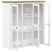 Armario Con Puertas De Vidrio 115 Armario Con Puertas De Vidrio 115 Blanco