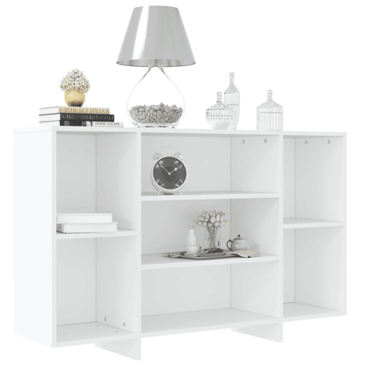 vidaXL Aparador 120x30x75 cm derivados de madeira branco