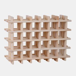 Well Home Adega Modular para 24 Garrafas em Madeira 75,9x22x54,5cm