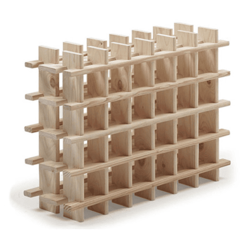 Well Home Adega Modular para 24 Garrafas em Madeira 75,9x22x54,5cm