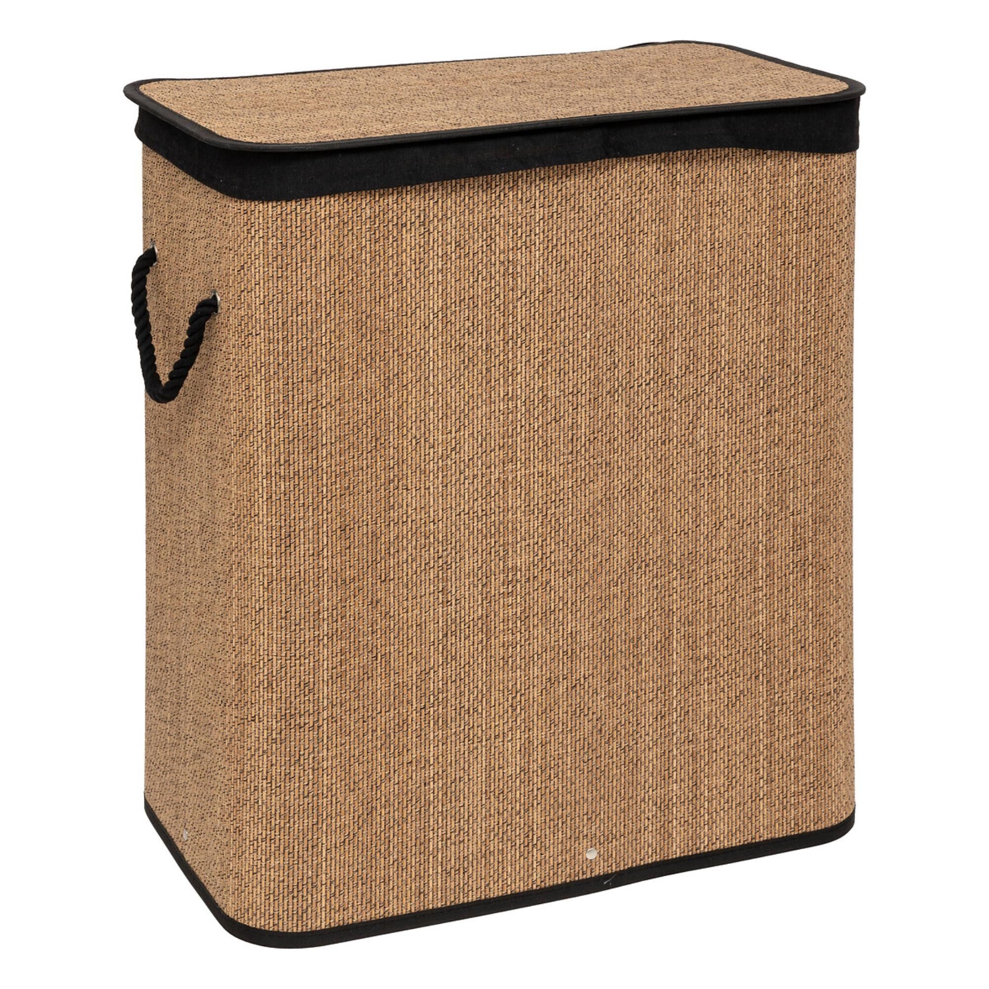 Cesta de ropa rectangular