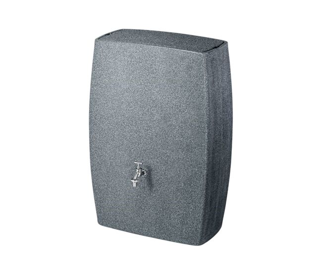 Bidón para agua de lluvia boxy de 270l color granito