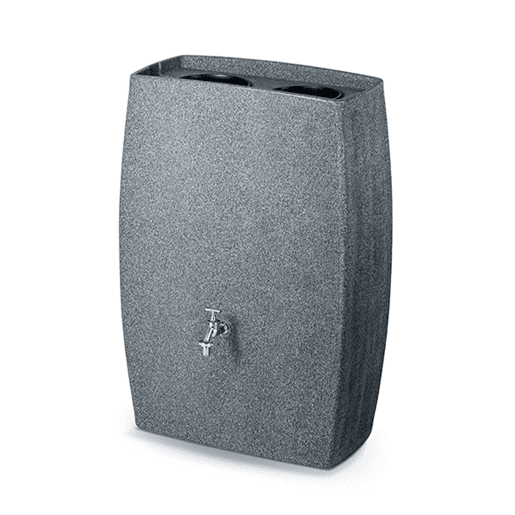 Garrafa de água da chuva BOXY 270L cor granito