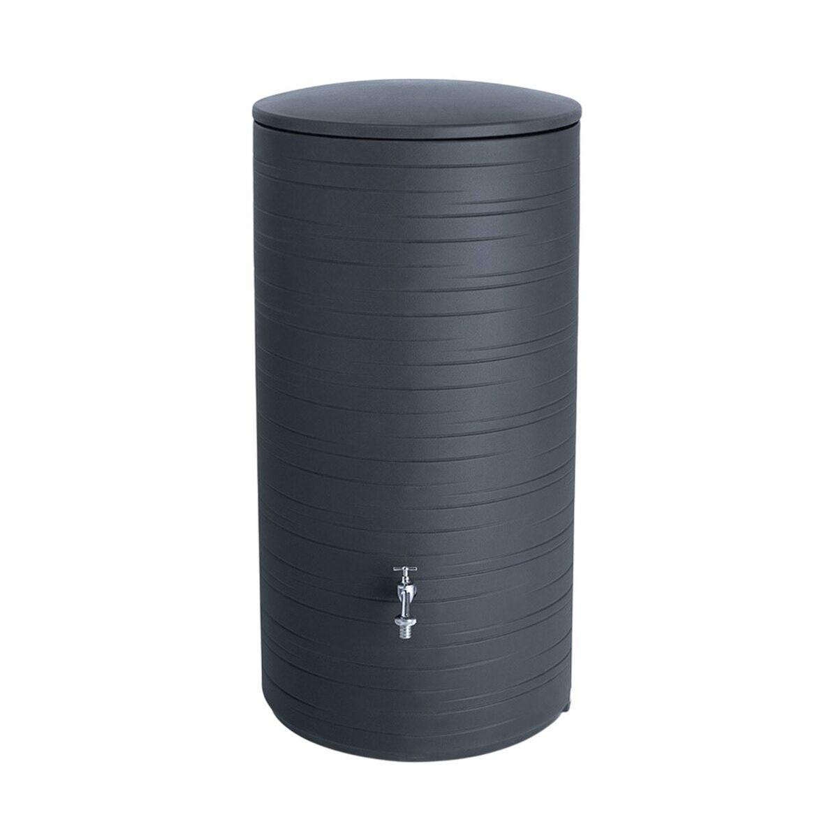 Bidón para agua de lluvia novara de 280l color antracita