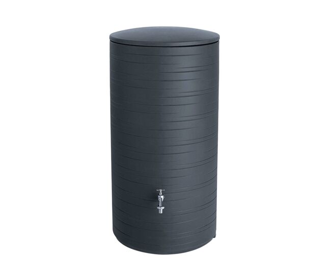 Bidón para agua de lluvia novara de 280l color antracita