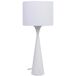 Lámpara de mesa de metal Lámpara de mesa de metal Blanco