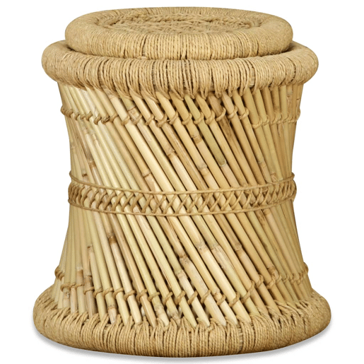 vidaXL Bancos 2 pcs bambu e juta vidaXL Bancos 2 pcs bambu e juta