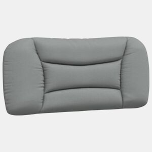 vidaXL Almofadão de cabeceira Hvar 80 cm tecido cinzento-claro