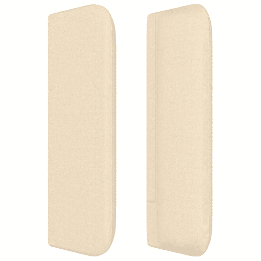 vidaXL Cabeceira de cama c abas tecido 147x16x7888 cm creme vidaXL Cabeceira de cama c abas tecido 147x16x7888 cm creme