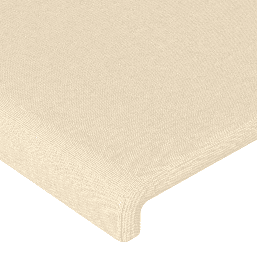vidaXL Cabeceira de cama c abas tecido 147x16x7888 cm creme vidaXL Cabeceira de cama c abas tecido 147x16x7888 cm creme