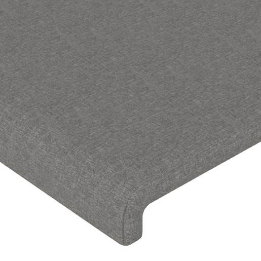 vidaXL Cabeceira de cama c abas tecido 183x16x7888cm cinzento-escuro vidaXL Cabeceira de cama c abas tecido 183x16x7888cm cinzento-escuro
