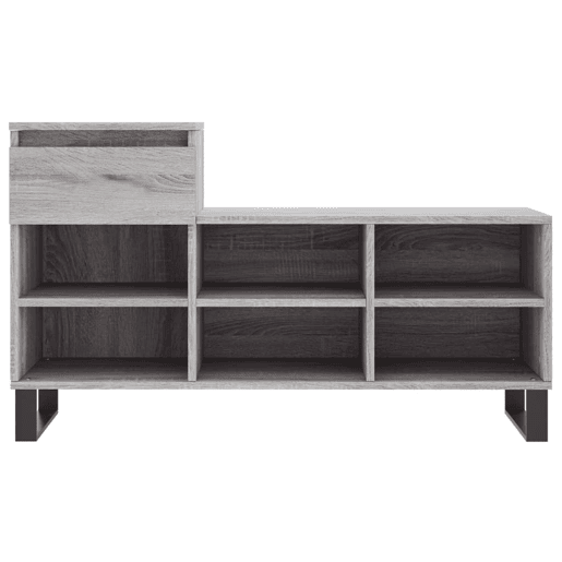 vidaXL Sapateira 102x36x60 cm derivados de madeira cinzento sonoma vidaXL Sapateira 102x36x60 cm derivados de madeira cinzento sonoma