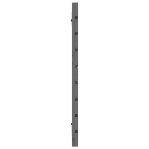 vidaXL Cabeceira de parede 126x3x63 cm madeira de pinho maciça cinza vidaXL Cabeceira de parede 126x3x63 cm madeira de pinho maciça cinza