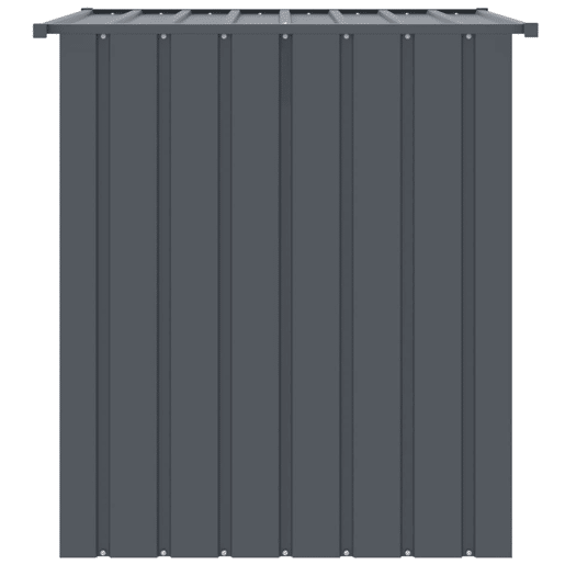 vidaXL Casota para cães com teto 110x103x109 cm aço galvanizado preto vidaXL Casota para cães com teto 110x103x109 cm aço galvanizado preto