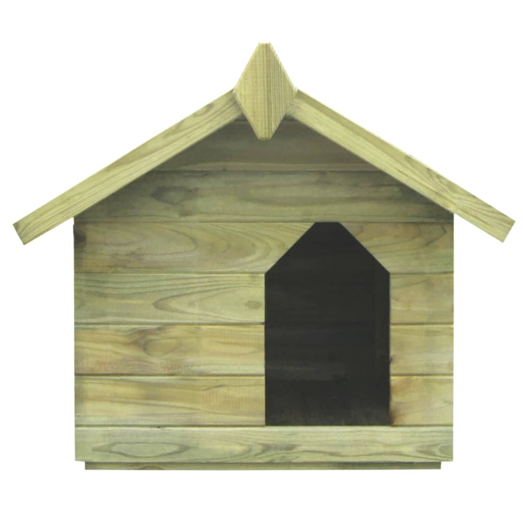 Casa De Perro De Madera