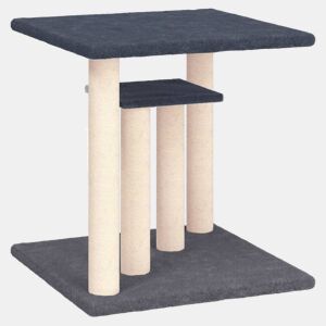 vidaXL Postes arranhadores p gatos com plataformas 50 cm cinza-escuro