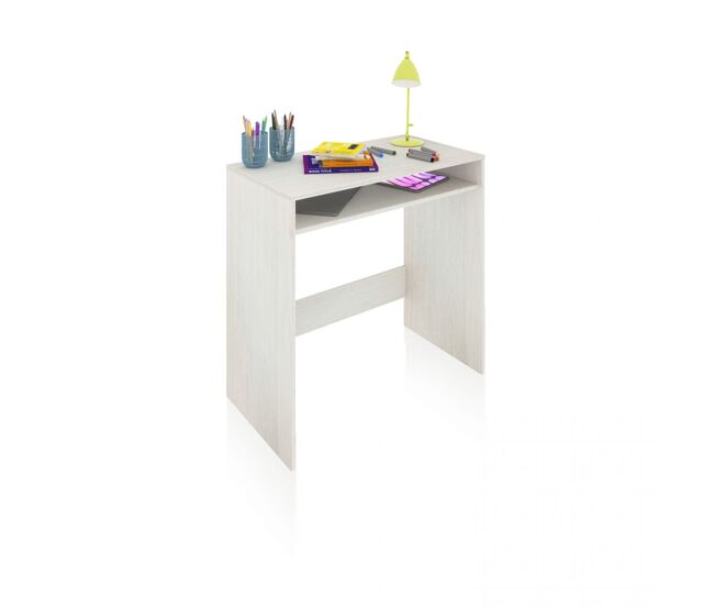 Mesa de escritorio compacta en blanco alpes 43x79 cm dax blanco alpes 79 x 78 x 43 cm