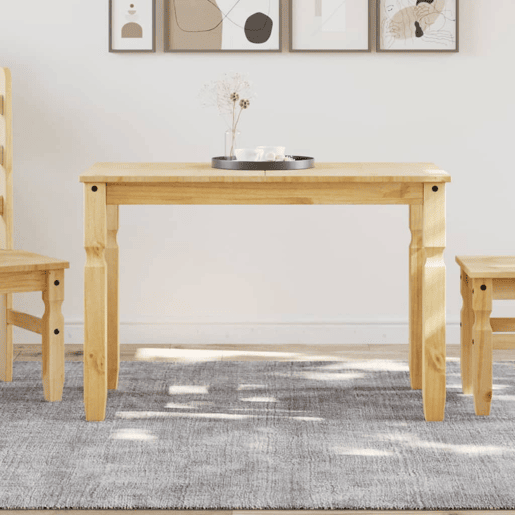 vidaXL Mesa de jantar Corona 112x60x75 cm madeira de pinho maciça vidaXL Mesa de jantar Corona 112x60x75 cm madeira de pinho maciça