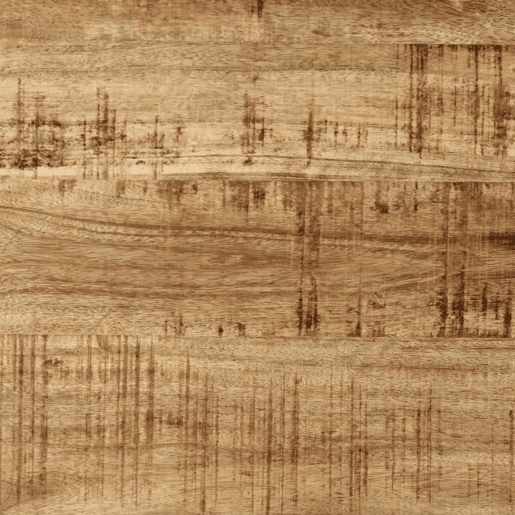 vidaXL Mesa de jantar 120x55x76 cm madeira de mangueira maciça áspera