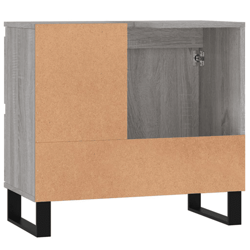 vidaXL Armário WC 65x33x60 cm derivados de madeira sonoma cinzento vidaXL Armário WC 65x33x60 cm derivados de madeira sonoma cinzento